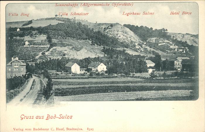 Bad Sulza Sonnenkuppe Hotel Börse Villa Bing