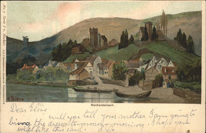 Neckarsteinach Kunstdruck