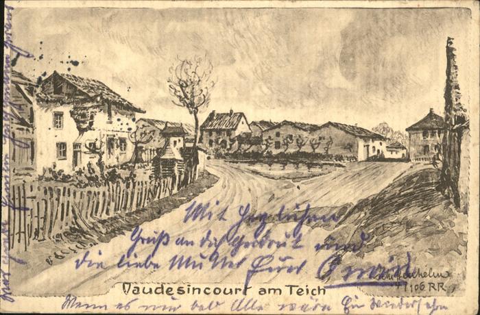 Vaudesincourt Am Teich