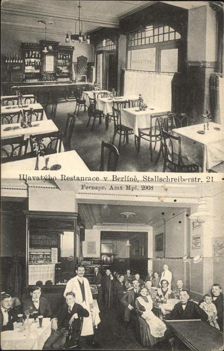 Berlin Hlavatyho Restaurace