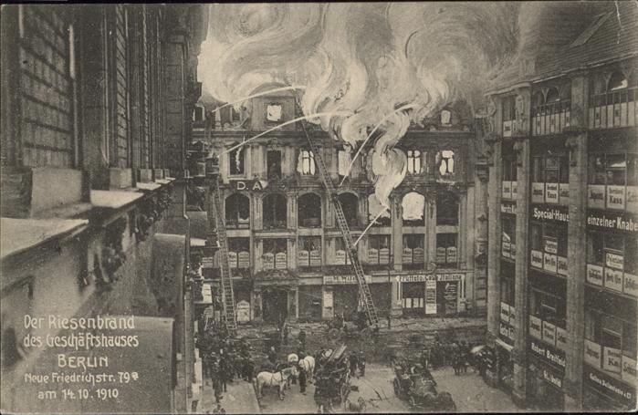 BERLIN  CITY Brand Geschaeftshaus Neue Friedrichstrasse 79