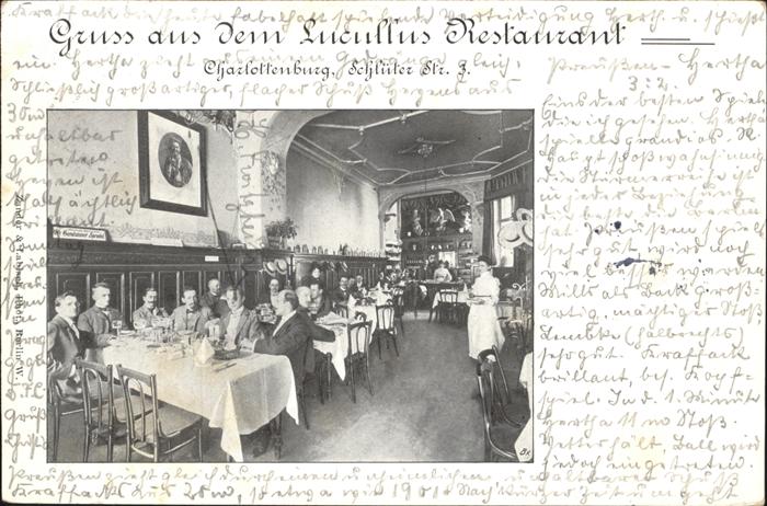 Charlottenburg Lucullus Restaurant Schlüter Str. 3