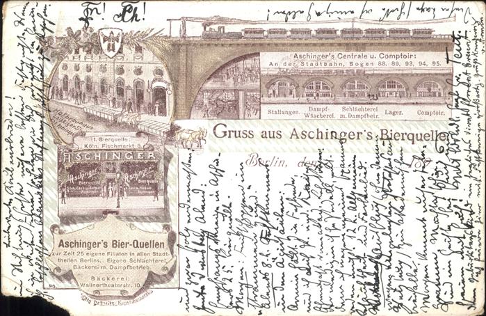 Berlin Aschinger's Bierquellen