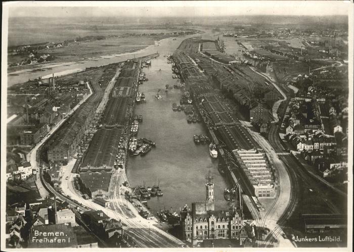 Bremen Freihafen Luftbild