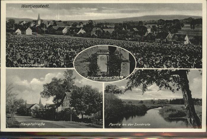 Wartjenstedt Kriegerdenkmal Hauptstraße Innerste