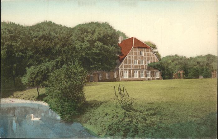 Duelmen Forsthaus herzogl. Park Schwan