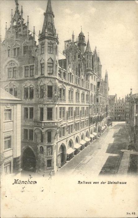 Muenchen Rathaus Weinstrasse, Feldpost