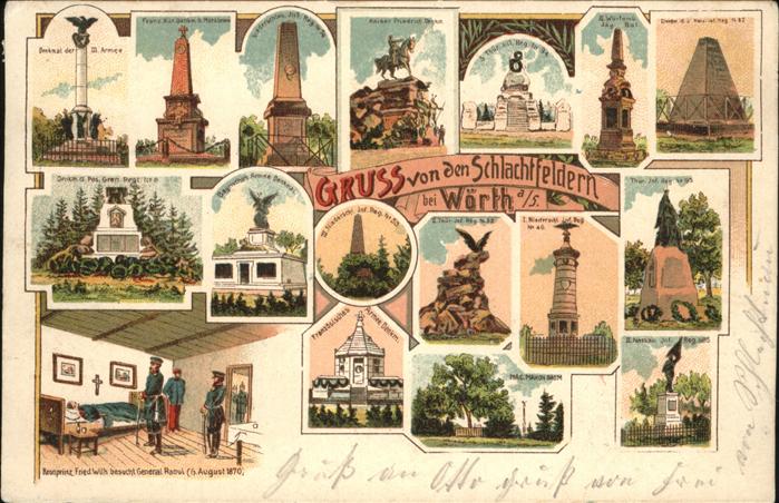 Woerth Sauer franz. Kur Denkmal Denkmal III Armee