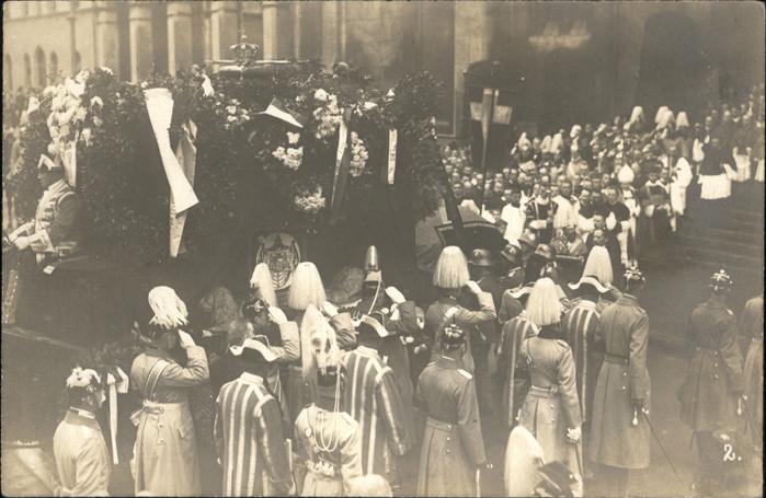 Muenchen Bayern Trauerzug