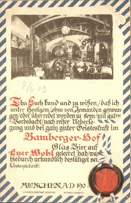Bamberg Bamberger Hof Wappen