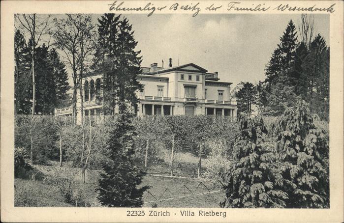 Zuerich Villa Rietberg