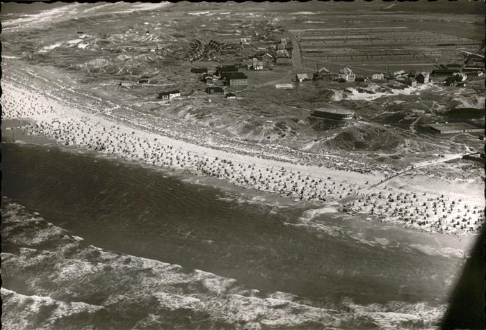 Langeoog [handschriftlich] Flugaufnahme