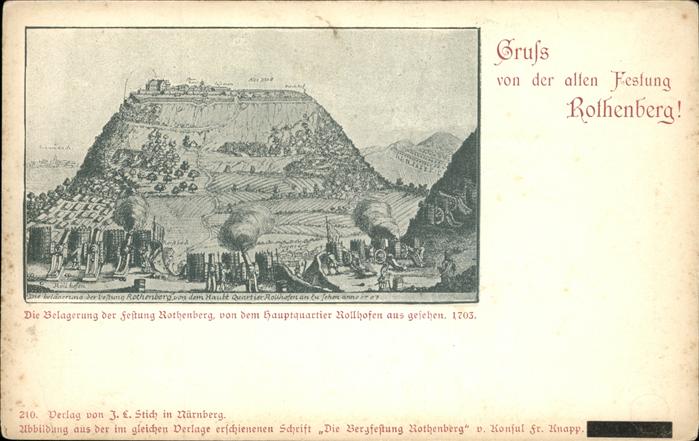 Rothenberg Odenwald Festhung Belagerung 1703