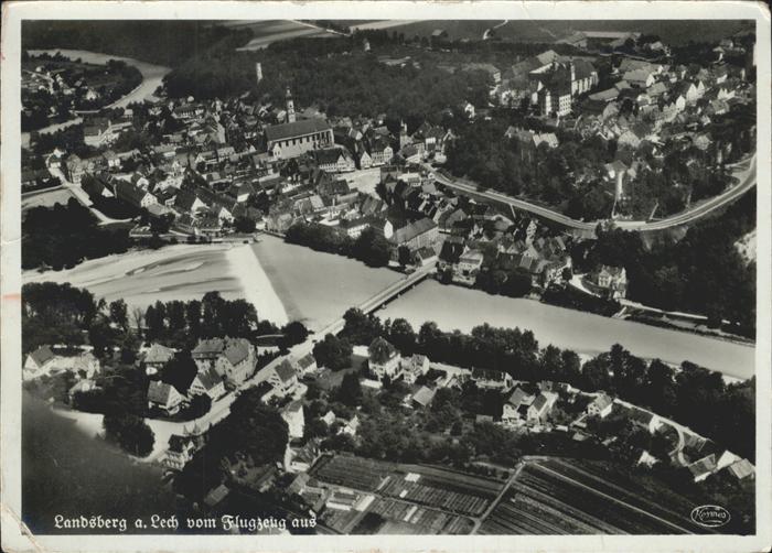 Landsberg Lech Flugaufnahme