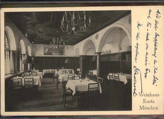 Muenchen Bayern Weinhaus Kurtz