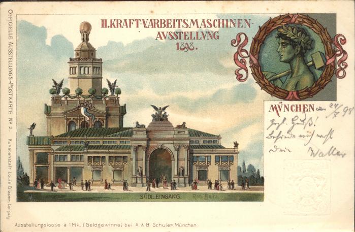 Muenchen Kraft u. Arbeitsmaschinenaustellung 189