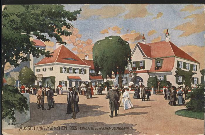 Vergnuegungspark Austellung München 1908 Vergnügungspark