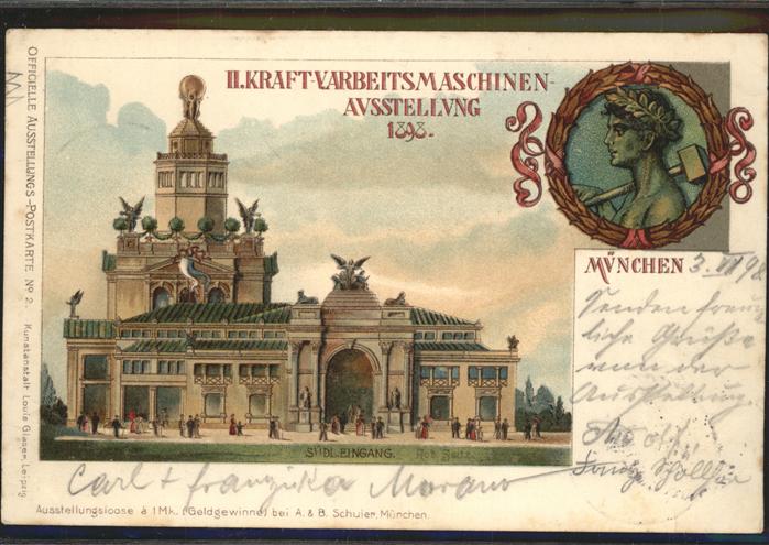 Muenchen Kraft u. Arbeitsmaschinenausstellung 18