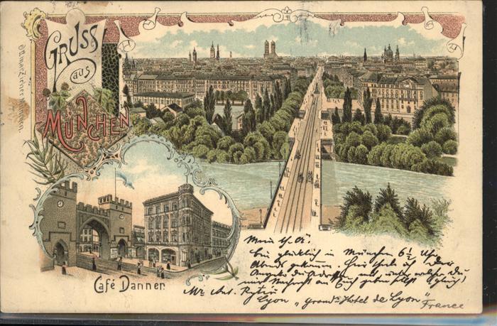 Muenchen Cafe Danner Brücke