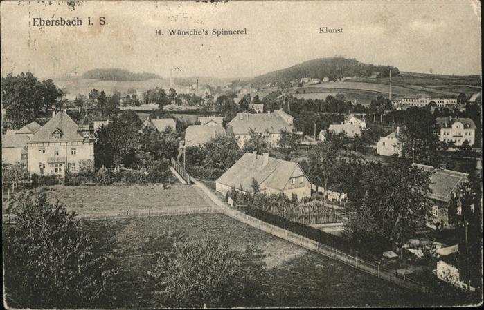 Ebersbach Sachsen Wünsches Spinnerei Klunst