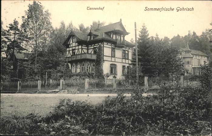 Gohrisch Tannenhof Sommerfrische