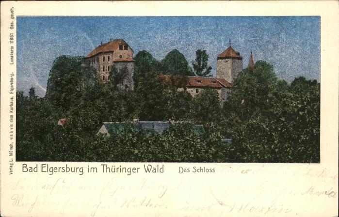 Elgersburg Bad Elgersburg Thüringer Wald, Schloss,