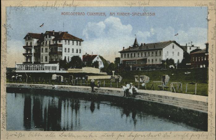 Cuxhaven Nordseebad Kinder Spielbassin Nordseebad