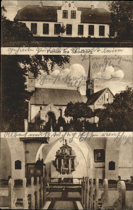 Skodborg Kirche Innenansicht