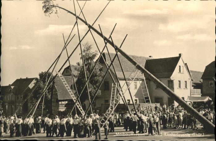 Bad Klosterlausnitz Maibaumsetzen