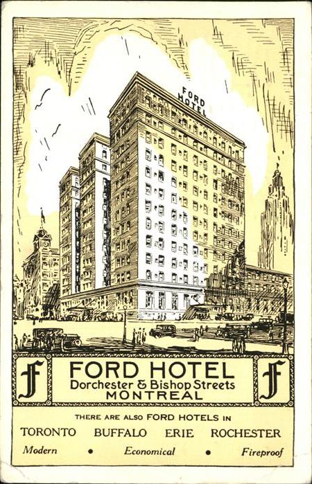 Montreal Quebec Ford Hotel Montreal