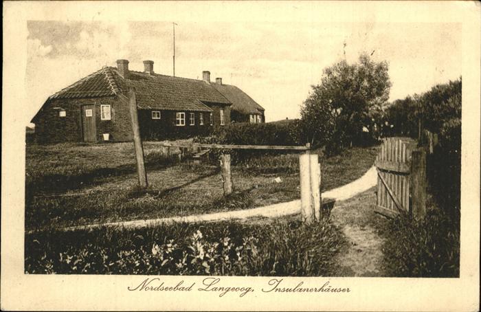 Langeoog Insulanerhäuser