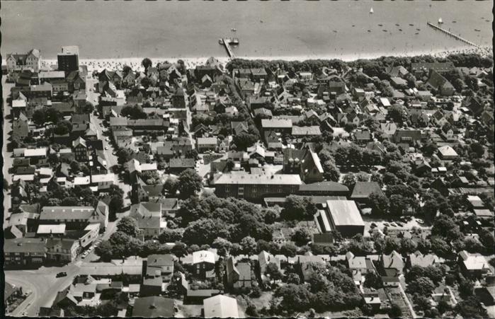 Wyk Foehr Föhr Flugaufnahme, Nordseeheilbad