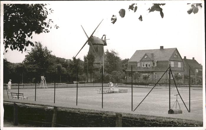 Wyk Foehr Föhr Tennisplatz, Windmühle