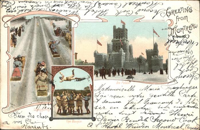 Montreal Quebec Tobboganing Bounce