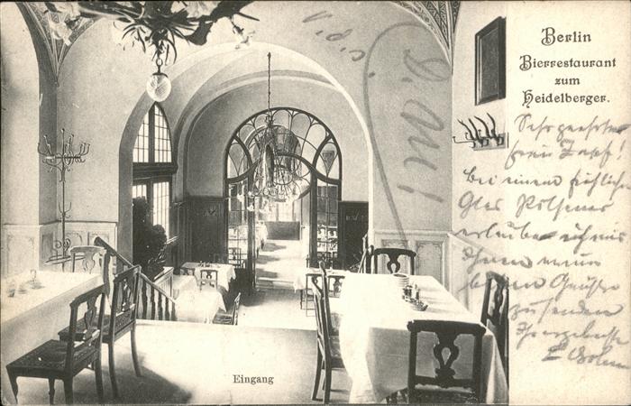 Berlin Bierrestaurant zum Heidelberger