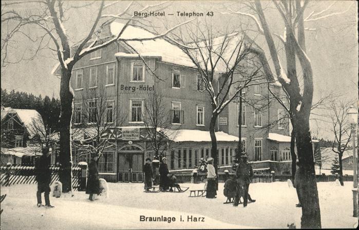 Braunlage Harz i. Harz Berg Hotel, Winter, Schlitten