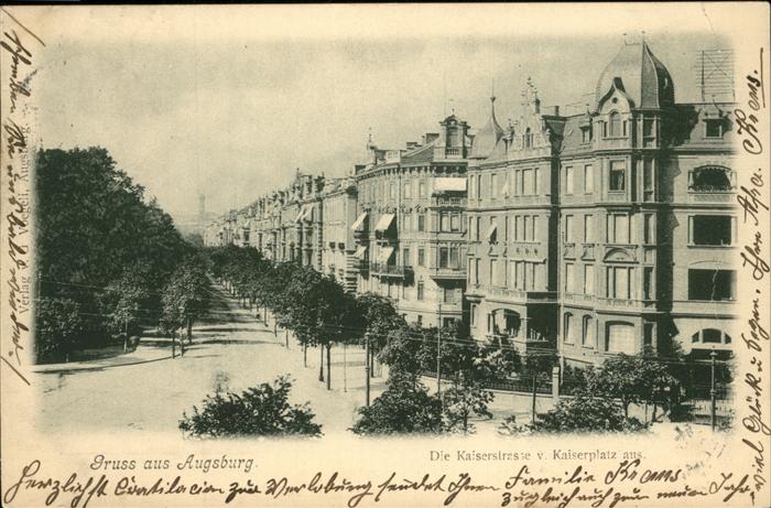 Augsburg Kaiserstrasse Kaiserplatz