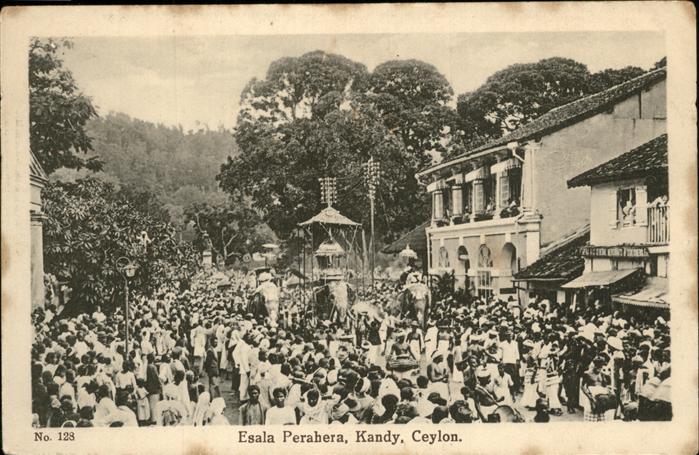 Ceylon Sri Lanka Esala Perahera Kandy