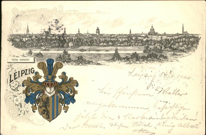 Leipzig Stadtwappen Totale