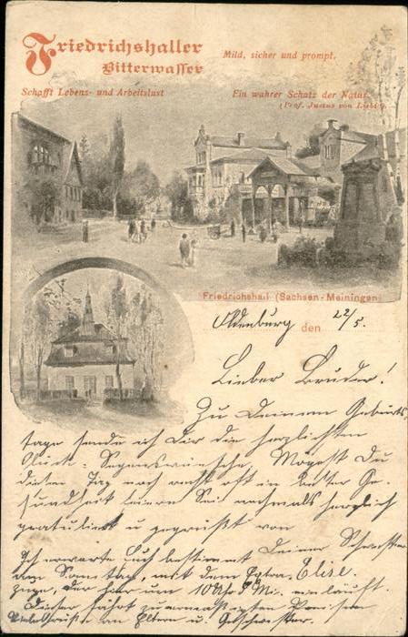 Meiningen Thueringen Friedrichshaller Bitterwasser
