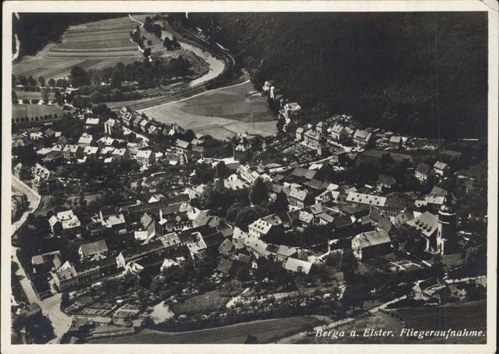 Berga Elster Flugaufnahme