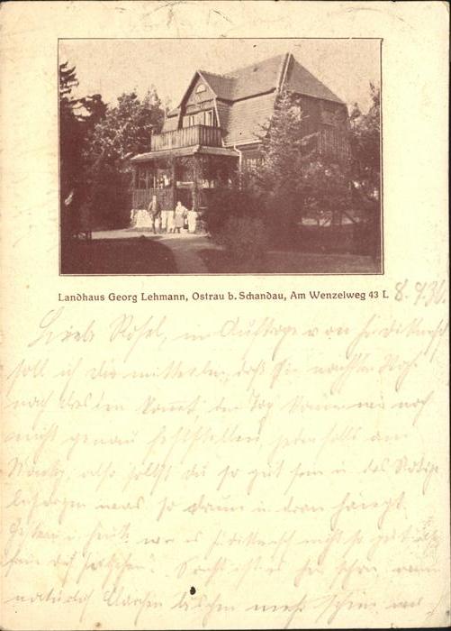 Ostrau Bad Schandau Landhaus Georg Lehmann