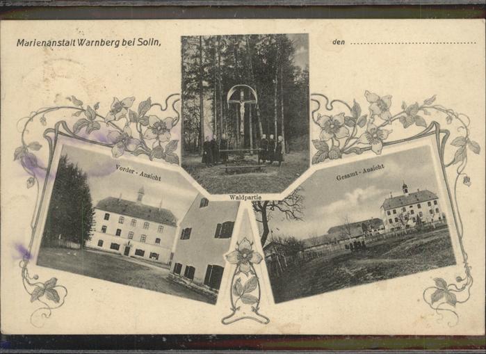 Solln Warnberg Marienanstalt, Waldpartie, Vor
