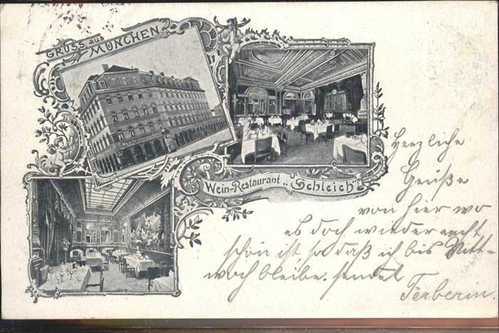 Muenchen Wein Restaurant Schleich
