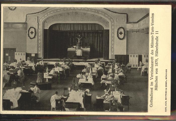Muenchen Gottesdienst Vereinslazarett Männer-Tur