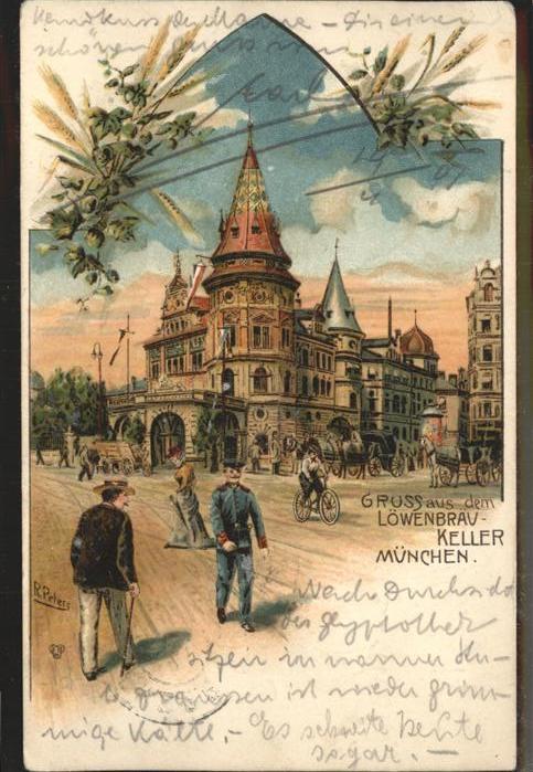 Muenchen Löwenbräu Keller Soldat