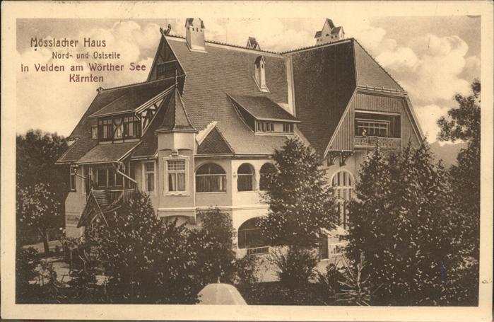 Velden Woerthersee Mösslacher Haus Nord- Ostseite