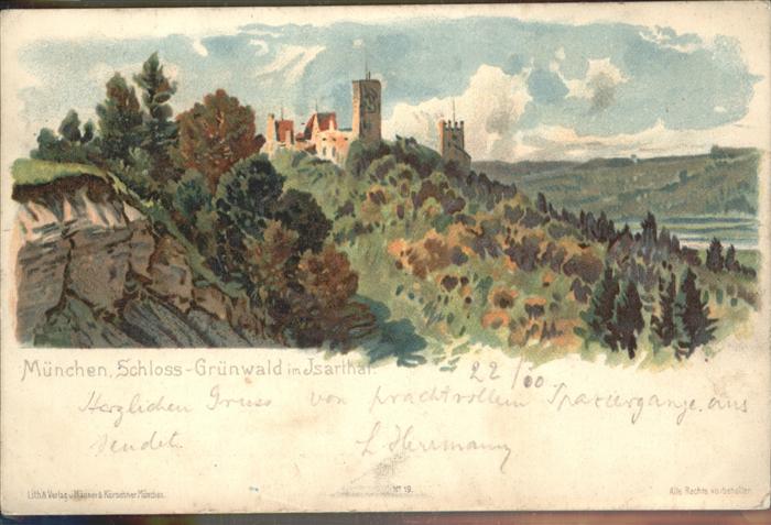 Muenchen Schloss Gründwald Jsarthal
