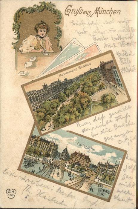 Muenchen Maximilians-Str. Carlsplatz