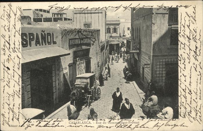 Casablanca Rue de Commandant Provost